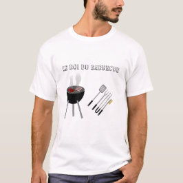Le roi du barbecue personnalisable t-shirt