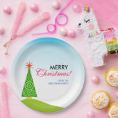 Le Sapin Papieren Bordje (Feest)