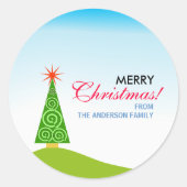 Le Sapin Ronde Sticker (Voorkant)