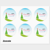 Le Sapin Ronde Sticker (Vel)