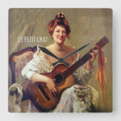 Le Savon,  Frans poster. Vierkante Klok (Voorkant)