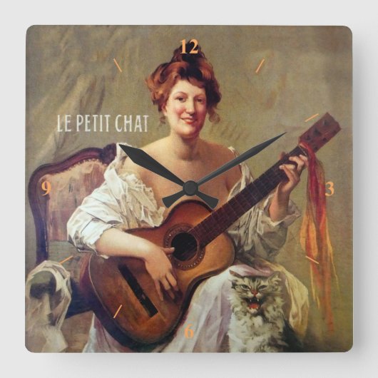 Le Savon,  Frans poster. Vierkante Klok (Voorkant)