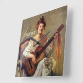 Le Savon,  Frans poster. Vierkante Klok (Hoek)