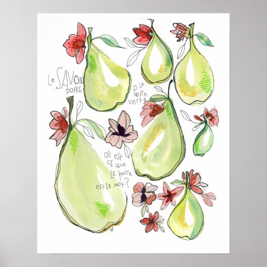 Le Savon Poire Poster (Voorkant)
