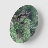 Le Shan Mountainside Buddhist Pavilion Ronde Klok (Hoek)