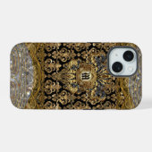 Le Shantesa Baroque Monogram iPhone 15 Case (Achterkant horizontaal)