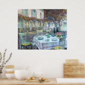 Le Sidaner: Tabel met Rozen in Gerberoy Poster (Keuken)