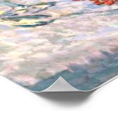 Le Sidaner: Tabel onder bladeren in de zon Poster (Hoek)