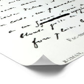 Le Soir d'un Jour de Marche" Poster (Hoek)