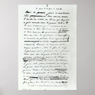 Le Soir d'un Jour de Marche" Poster