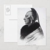 Le Soldat du Chene, een Leider Osage Briefkaart (Voorkant / Achterkant)