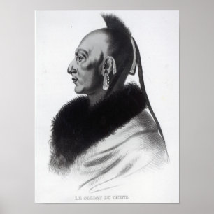 Le Soldat du Chene, een Osage Chief Poster