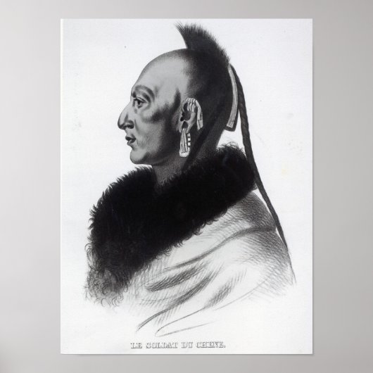 Le Soldat du Chene, een Osage Chief Poster (Voorkant)