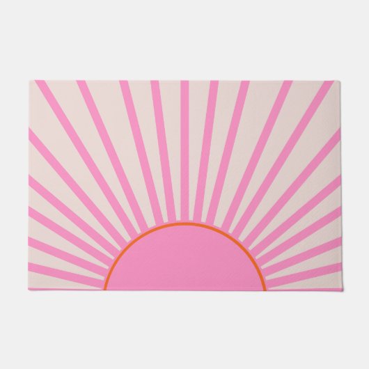 Le Soleil 01 Sun Pink Sunshine Deurmat (Voorkant)