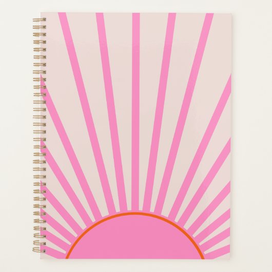 Le Soleil 01 Sun Pink Sunshine Planner (Voorkant)