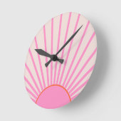 Le Soleil 01 Sun Pink Sunshine Ronde Klok (Hoek)