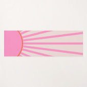 Le Soleil 01 Sun Pink Sunshine Yogamat (Voorkant (horizontaal))