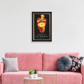 Le Soleil Conservations Vintage Ad Canvas Afdruk (Insitu (Woonkamer))