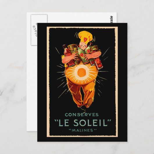Le Soleil Conserves Briefkaart (Voorkant / Achterkant)