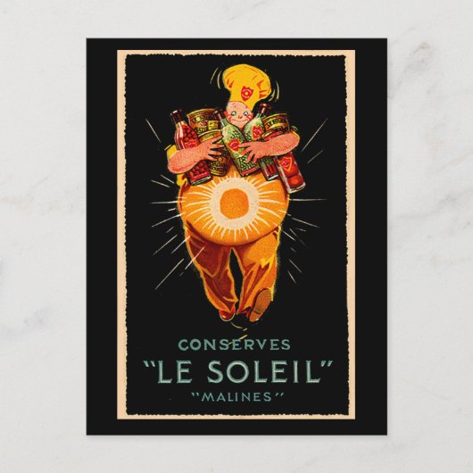 Le Soleil Conserves Briefkaart (Voorkant)
