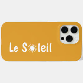 Le Soleil Franse Zonneschijn Aangepaste Kleuren  iPhone 15 Pro Max Hoesje