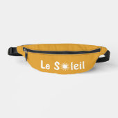 Le Soleil Franse Zonneschijn Aangepaste Kleuren Heuptasje (Voorkant)