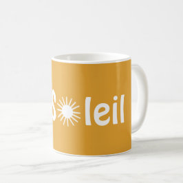 Le Soleil Franse Zonneschijn Aangepaste Kleuren  Koffiemok