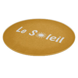 Le Soleil Franse Zonneschijn Aangepaste Kleuren  Snijplank