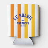 Le Soleil Vacances Côte d'Azur Cabana Stripe Blikjeskoeler (Achterkant)