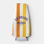 Le Soleil Vacances Côte d'Azur Cabana Stripe Flesjeskoeler (Voorkant)