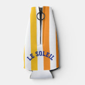 Le Soleil Vacances Côte d'Azur Cabana Stripe Flesjeskoeler (Achterkant)