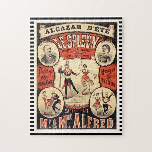 "Le Spleen" Frans Poster Jigzaag Puzzle Legpuzzel (Verticaal)