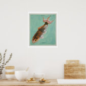 Le Superbe, gegraveerd door Francois Nicholas Mart Poster (Keuken)