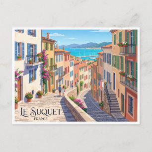 Le Suquet Cannes Frankrijk Briefkaart