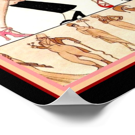 "Le Tango" Barbier Deco Print (Hoek)