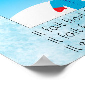 Le temps (het weer) poster (Hoek)