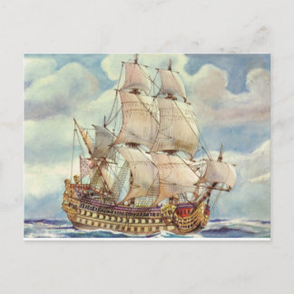 Le Terrible, Warship of Louis XIV Briefkaart