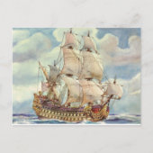 Le Terrible, Warship of Louis XIV Briefkaart (Voorkant)