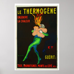 Le Thermogene farmaceutische reclameposter door Poster
