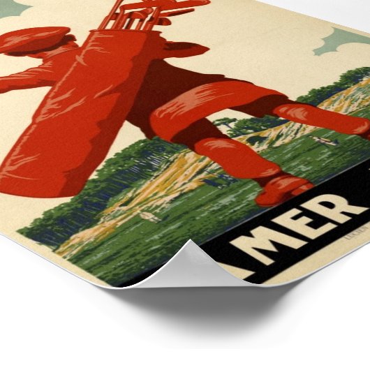 Le Touquet Paris-Plage Poster (Hoek)