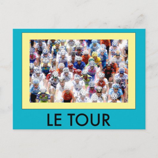Le Tour Briefkaart (Voorkant)
