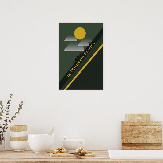 Le Tour de France Poster (Keuken)