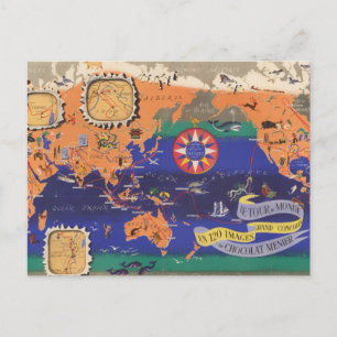Le Tour du Monde Briefkaart