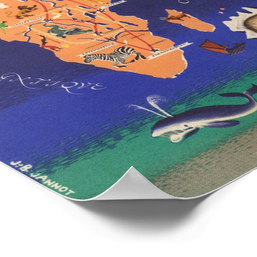 Le Tour du Monde Poster (Hoek)