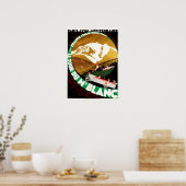 Le Tour du MONT BLANC Chamonix Old Swiss Travel Poster (Keuken)