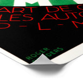 Le Tour du MONT BLANC Chamonix Old Swiss Travel Poster (Hoek)