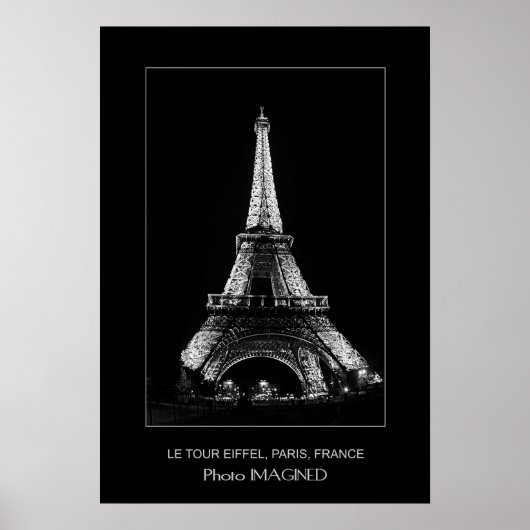 LE TOUR EIFFEL, PARIS, FRANKRIJK POSTER (Voorkant)