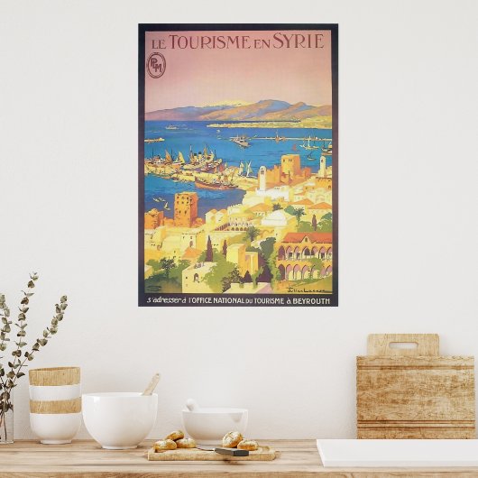 Le Tourisme en Syrie Poster (Keuken)