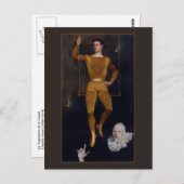 Le Trapeziste et le Clown door Charles Giron Briefkaart (Voorkant / Achterkant)