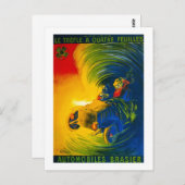 Le Trefle A Quatre Feuilles - Automobiles Brasier Briefkaart (Voorkant / Achterkant)